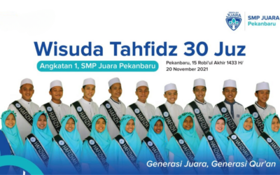 Tears and Joy at the Graduation of Tahfidz of 30 Juz in SMP Juara Pekanbaru