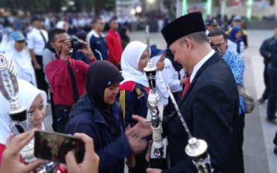 Pasukan Pengibar Bendera SMP Juara Bandung Meraih Juara Utama 2 LKBB & Rukibra Angkasa Purna Paskibra Indonesia Kota Bandung 2019